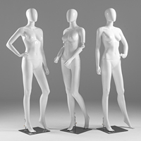 Mannequin femme haut de gamme, corps entier, avec support, pour vitrine de magasin de vêtements