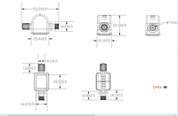 Système TPMS sans fil TIREMAGIC TD21 24V 6 pneus, capteur externe RS232, affichage traversant, certifié CE/FCC, jauges de pneus pour camions et bus