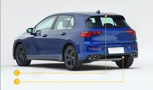 Kit de carrosserie <span class=keywords><strong>Golf</strong></span> 8 <span class=keywords><strong>R</strong></span> en Fiber de carbone pour VW <span class=keywords><strong>Golf</strong></span> MK8 <span class=keywords><strong>R</strong></span> Hatchback 4 portes 2021-<span class=keywords><strong>2022</strong></span> - Product Image 4