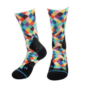 SOXTOWN कम MOQ 3D डिजिटल प्रिंट खाली कस्टम बनाने की क्रिया यूनिसेक्स जुराबें - Product Image 2
