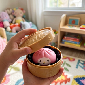 New Cute Smile Face Dumpling Squishy EVA Stress Ball <b>Toy</b> for 5 to 7 Years Mystery <b>Box</b> - Product Image 5