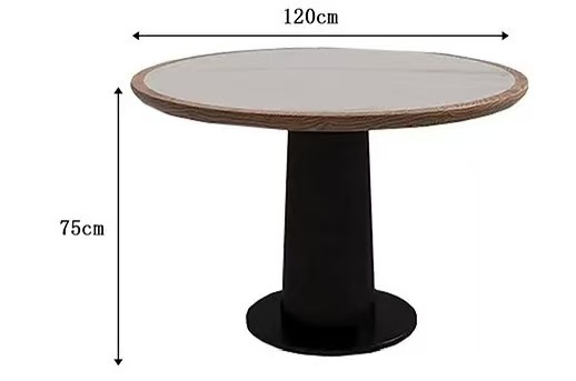 Mesa redonda /Diámetro 100*75cm