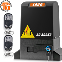 Abrepuertas Corredera Eléctrico Moderno de Alta Resistencia, 370W, 800KG, Motor de Cobre Puro, Interruptor de Límite Magnético, Función de Arranque y Parada Suaves