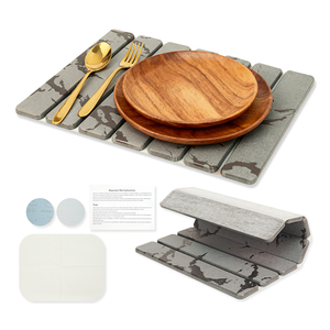 <span class=keywords><strong>Tapis</strong></span> <span class=keywords><strong>de</strong></span> <span class=keywords><strong>bain</strong></span> en diatomite pliable, écologique, durable, antidérapant, moderne, grand, super absorbant, 40*60 cm, pour la cuisine - Product Image 4
