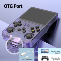 Console de jeu portable R36s avec écran de 3,5 pouces, console de jeu portable 64 Go, lecteur de jeux vidéo rétro classique