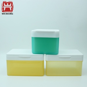 Vasetto <span class=keywords><strong>in</strong></span> PET trasparente satinato per cosmetici, maschere viso, toner, balsamo, crema, con pinzette per applicazione toner viso - Product Image 1