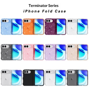 Nuova custodia pieghevole <span class=keywords><strong>per</strong></span> telefono Fold-<span class=keywords><strong>killer</strong></span> Glitter Pink PC trasparente due in uno con protezione <span class=keywords><strong>per</strong></span> l'obiettivo e resistente alle cadute - Product Image 2
