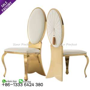 Chaises empilables en acier inoxydable pour la décoration de mariage, de fête et d'événements, meubles d'hôtel, location de banquet, Foshan Sinoperfect - Product Image 2