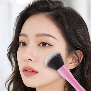 18Pcs Synthetic Hair Makeup Brush Set Wood Handle Custom Logo Private Label Face Eye Brushes with Fan Brush and <b>Bag</b> - Product Image 4