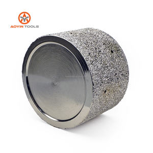 3In 75mm * 2In 5/8 "-11 Roue diamantée brasée sous vide <span class=keywords><strong>pour</strong></span> meules de ponçage <span class=keywords><strong>pour</strong></span> trous de comptoir en <span class=keywords><strong>pierre</strong></span> granit béton <span class=keywords><strong>marbre</strong></span> - Product Image 2