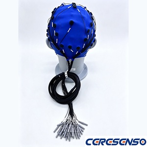 Casque <span class=keywords><strong>EEG</strong></span> Ceresenso en tissu épais et durable, pré-câblé, système 10-20 pour neurodiagnostic, dépistage d'épilepsie par <span class=keywords><strong>EEG</strong></span>, surveillance du sommeil par <span class=keywords><strong>EEG</strong></span> - Product Image 2