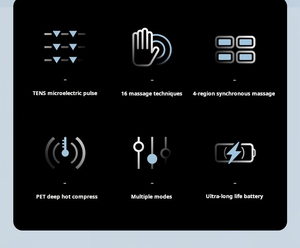 2025 Neuankömmling U-förmiges intelligentes Massage gerät Werbe rabatt Elektrisches EMS-Halshals-Schulter-Knet-Heiz-Nacken massage gerät - Product Image 3