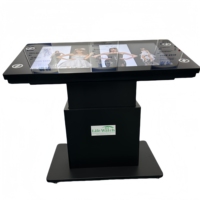 Table tactile LCD interactive 65 75 85 86 98 pouces 4K support de levage motorisé charge sans fil Angle d'inclinaison Table LCD tactile pour l'éducation