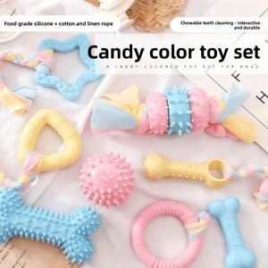 Bâton à mâcher anti-chute pour chien, balle de dentition pour petit chien, chiot, Teddy, <span class=keywords><strong>Corgi</strong></span>, Bichon, modèle Zhejiang 5, jouet pour animaux de compagnie - Product Image 2