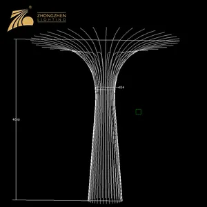 Lampu LED Dekorasi Liburan Warna-warni Motif Air Mancur 3D Hadiah Kustom