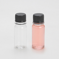 Bouteilles PET en Plastique de 60ml pour Shots de Jus, Format Mini avec Couvercle Inviolable, Qualité Alimentaire – Petites Bouteilles Distributrices de Jus