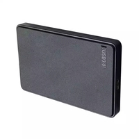 Garanzia di un anno da 2.5 pollici SATA a USB 3.0 custodia per disco rigido esterno custodia protettiva in plastica per server