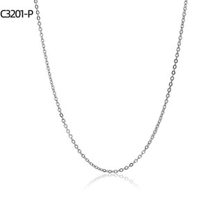 Amy Amy Stainless Steel <b>Snake</b> <b>Chain</b> Necklace <b>Silver</b> Plated Minimalist Women's Everyday Jewelry C3201 - Product Image 2