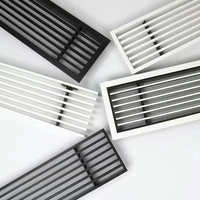 Fourniture directe d'usine moderne en alliage d'aluminium recto-verso Win persienne accessoires de victoire arrière ouverts à la main volets de plantation verticaux