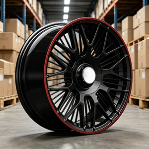 Rines de Aleación <span class=keywords><strong>Daoyi</strong></span> de 18 Pulgadas ET35 5x112 en Negro Mate con Acabado Mecanizado para Modelos Seleccionados de Mercedes-Benz - Product Image 2