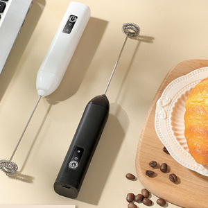 Meistverkaufter Wiederaufladbarer Elektrischer Milchaufschäumer Schaumerzeuger Mixer für Kaffee, Sahne und Getränke Kabelloser Handmixer - Product Image 1