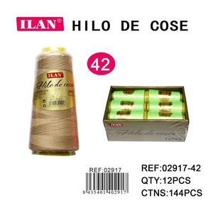Filo da cucito Ilan, 42 colori, confezione da 12 pezzi per cucito generico - Product Image 3