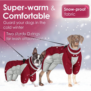 Moderne Herbst Winter Winter Hunde jacke Solide vierbeinige wind dichte warme Fleece verdickte Baumwolle Umwelt freundliche LovitWear Neues Design - Product Image 3