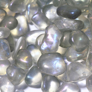 Prezzo di fabbrica di vendita Aura di cristallo di quarzo angelo guarigione pietre cadute trucioli di <span class=keywords><strong>ghiaia</strong></span> per le decorazioni Fengshui tecnica levigata - Product Image 3