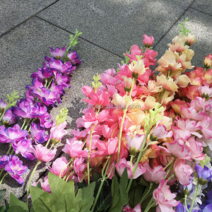 Fiori Artificiali di Alta Qualità all'Ingrosso, Delphinium Realistico al Tatto, Erba Velenosa Artificiale, Larkspur Artificiale - Product Image 2