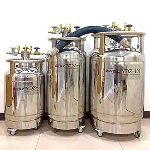 Ydz 200 recipiente crógeno de nitrogênio, recipiente biológico para criopreservação de 200 litros