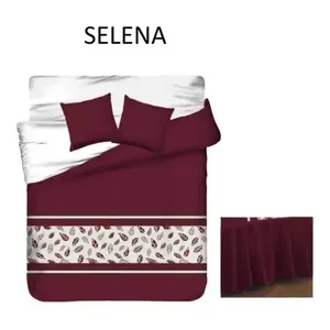 Juego de Edredón Rayan de 5 Piezas, Tamaño Matrimonial, Patrón Geométrico, Estilo Moderno, Uso en Todas las Estaciones, Forro de Tela de Poliéster - Product Image 3