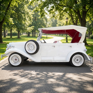 Autobús Turístico Eléctrico Tipo Resort Car, Vehículo Roadster con 4 Asientos, Color Personalizado, Autobús Urbano Clásico Vintage - Product Image 1