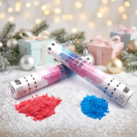Lanceur/Blaster de confettis télécommandé pour effets de scène, révélation du sexe, fumée colorée et poudre Holi