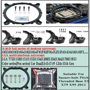 QiuzAim 90mm <span class=keywords><strong>Fan</strong></span> Tower 2 Heat Pipe ARGB Luminous CPU <span class=keywords><strong>Radiator</strong></span> 1700/2011 PWM Control con cubierta para procesadores de escritorio 1156 1150 - Product Image 2