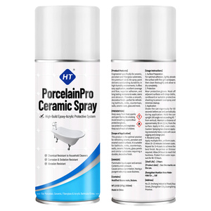 Pintura en Aerosol Cerámica PorcelainPro de Bajo Olor <span class=keywords><strong>para</strong></span> Renovación de Azulejos y Baños, Lavabos, Encimeras y Duchas HUOTIAN 450ml - Product Image 2