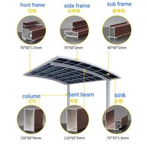 駐車場ガレージホテル & ヴィラ建築用メンブランカーポート - Product Image 5