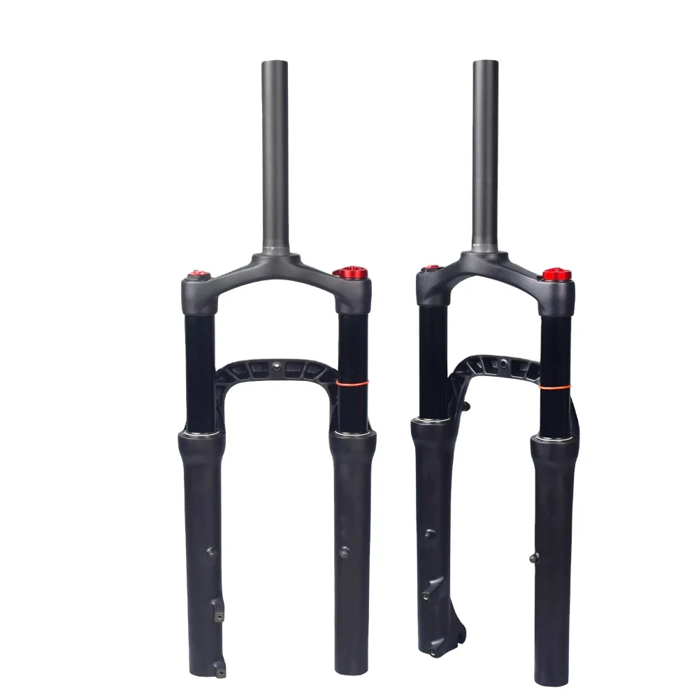 ファットバイクフロントサスペンション20x4.0ブラック、メイド