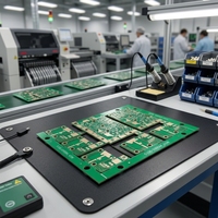 Service professionnel SMT tout-en-un de Shenzhen pour prototypes de circuits imprimés Rogers/PCBA avec finition de surface ENIG et blindage RF/EMI