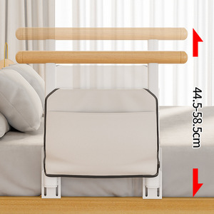Barandillas de Cama para Ancianos, Ayuda para Levantarse, Barandilla con Aspecto de Madera, Capacidad de Carga de 200 kg, Barandilla de Seguridad, Dispositivo de Asistencia - Product Image 2