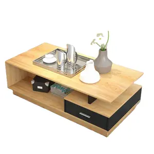 Home Furniture Modern Design Coffee Table Living Room Furniture With Drawers Shelf
