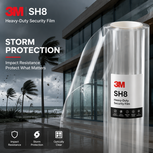 3M Security Window <strong>Film</strong> PET <strong>Safety</strong> Window <strong>Film</strong> Anti Shatter UV Protection Heat Insulation 2 Mil Building <strong>Glass</strong> Security <strong>Film</strong> Hotel - Product Image 6