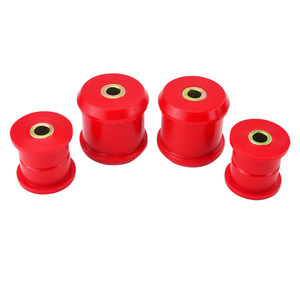 Bagues de bras de suspension arrière Poyracing pour Subaru Impreza WRX 1998-2007, fixation en caoutchouc rouge - Product Image 3