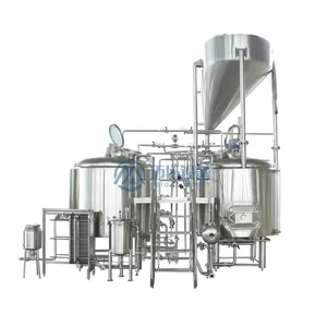Nano brasserie gaz petite chaîne de production de bière brasserie 250l