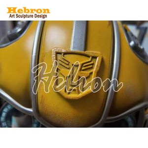 Casco Detallado de <span class=keywords><strong>Bumblebee</strong></span> de <span class=keywords><strong>Transformers</strong></span> para Disfraz de Halloween, con Efectos de Sonido y Luz, Ideal para Fiestas de Anime - Product Image 4