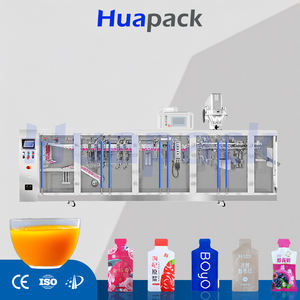 Machine d'emballage de sacs de remplissage de produits laitiers quadruplex motorisée entièrement automatique à haut rendement - Product Image 2