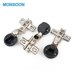 Monsoon Furniture hydraulic mirror two way slide on cabinet door Glass Soft Closing hinge for kitchen cabinet cupboard