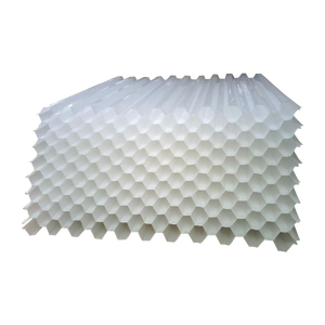 Separador de sedimentador de tubo de lámina inclinada de PP de plástico Hexagonal resistente a los rayos UV de 80mm para clarificador de tanque de sedimentación - Product Image 1
