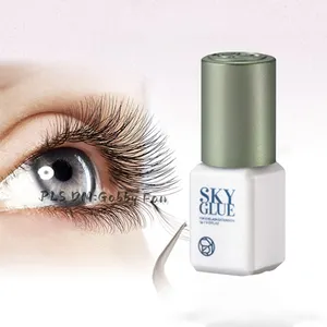 Lavabeauty sky D+ glue green cover super quick dry eyelash extension glue customizable private label for super sky 5ml glue