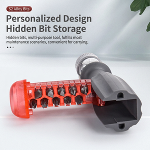 Multifunctional Ratcheting <b>Screwdriver</b> Set S2 Alloy Bits 10 In 1 Rotating Head For Diy Repair Tools - Product Image 2