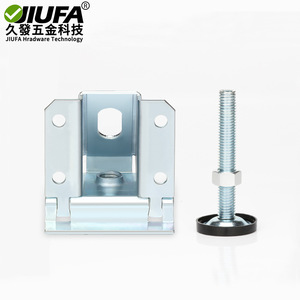 Jiufa Furniture Leg Adjustable Metal <b>Cabinet</b> Wardrobe Support With Rubber Pad Easy Installation Industrial Design - Product Image 2